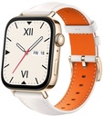 HUAWEI WATCH FIT 3 PEARL WHITE â€“ SKY WHITE LEATHER STRAP NFC