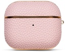 Hyphen Airpods Case Luxurious Leather Pink