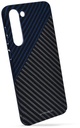 Hyphen Dual Color Carbon Fiber Case - Samsung S23 Plus - Black And Blue