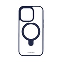 Hyphen Magsafe Stand Case Blue   Iphone 15 Pro Max 6.7