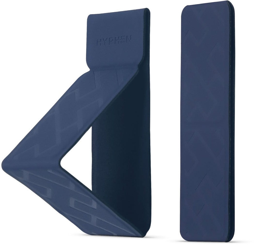 Hyphen Phone Case Grip Holder And Stand - Blue- Upto 6.7 inches