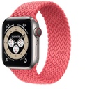 Hyphen Watch Strap - Apple - Braided Watch Band Pink 38-40 Mm Small
