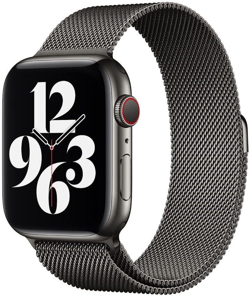 HYPHEN Watch Strap - Apple - Stainless Steel Black 38-40MM