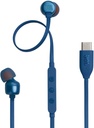  JBL T310Cusb-C Blue Wired Hi-Res In-Earheadphones