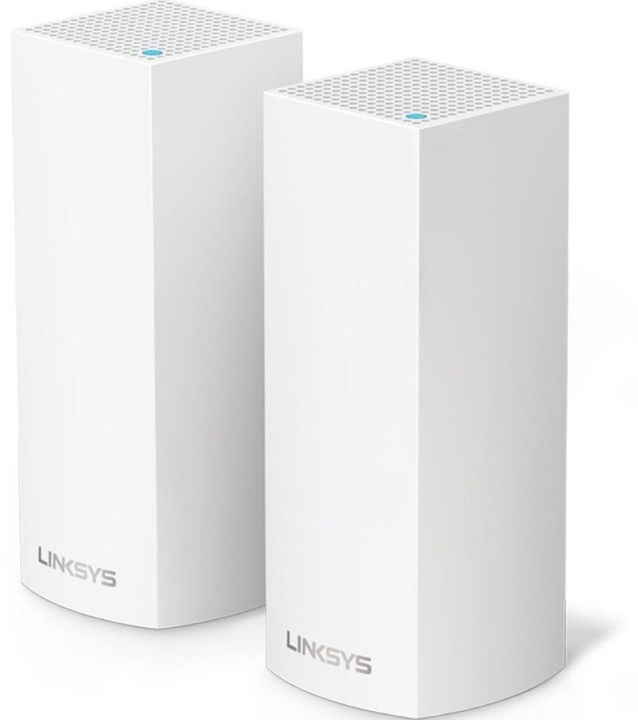 Linksys Velop Intelligent Mesh Wifi System, Tri-Band, 2-Pack White (Ac4400)