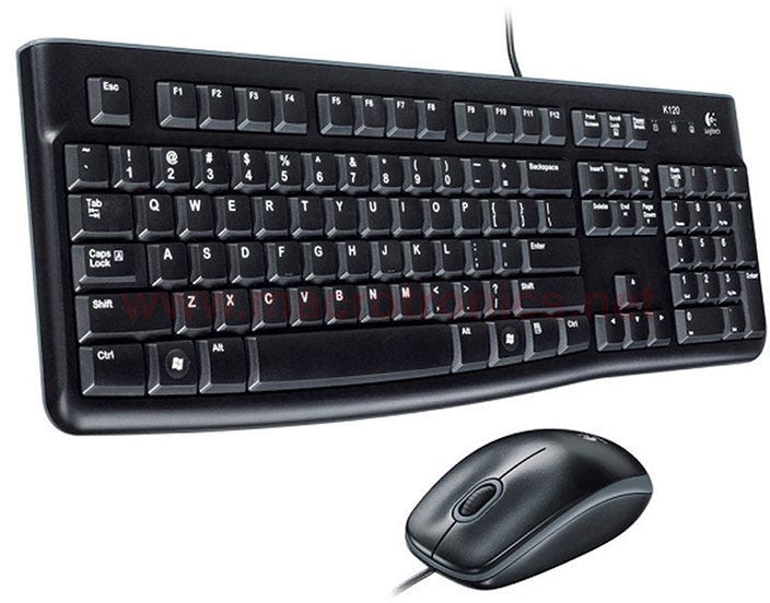 Logitech Keyboard Mk120 - Arabic & English