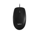 Logitech M100 Corded Mouse - Black - USB