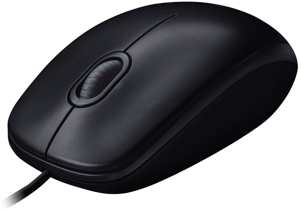 Logitech M90 Wired USB Mouse, 1000 DPI Optical Tracking - Grey
