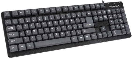 Meetion MT-K100 USB Corded Keyboard AR