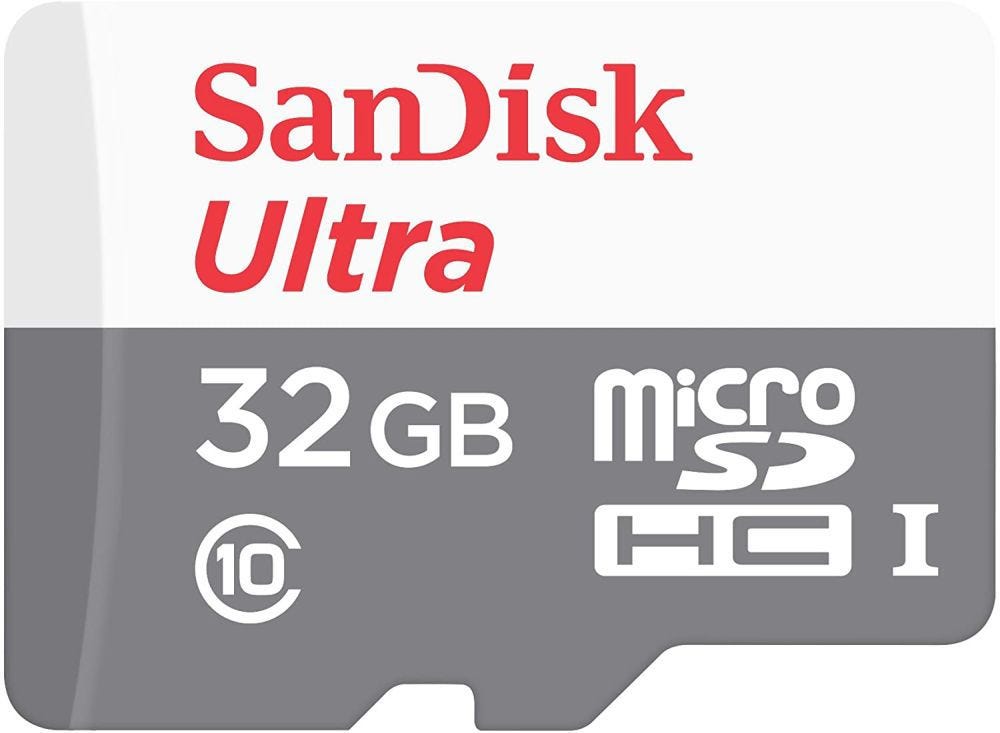 Memory Card SanDisk Ultra microSDHC 32GB, C10, UHS-1, 100MB/s R, 3x5, 7Y