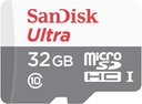 Memory Card SanDisk Ultra microSDHC 32GB, C10, UHS-1, 100MB/s R, 3x5, 7Y