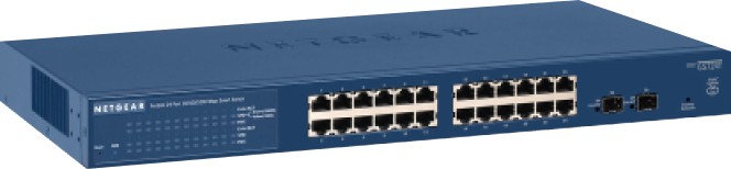 Netgear Networking Switch 24-Port 10/100/1000 Gb Switch-Gs724T-400Eus