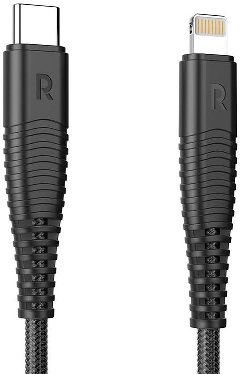 RAVPower 1m Type-C to Lightning NylonCable - Black