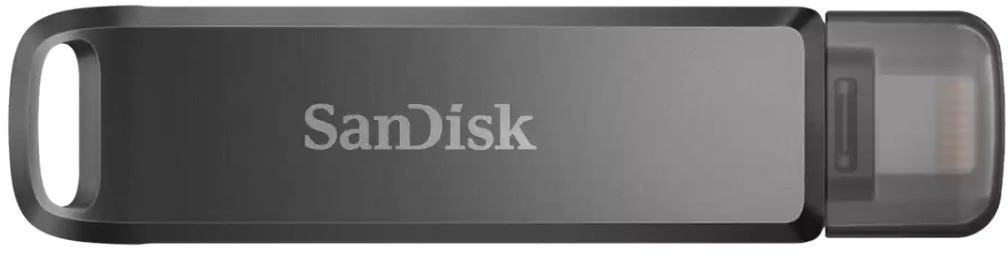 SanDisk iXpand Flash Drive Luxe 128GB - USB-C + Lightning -