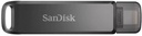 SanDisk iXpand Flash Drive Luxe 128GB - USB-C + Lightning -