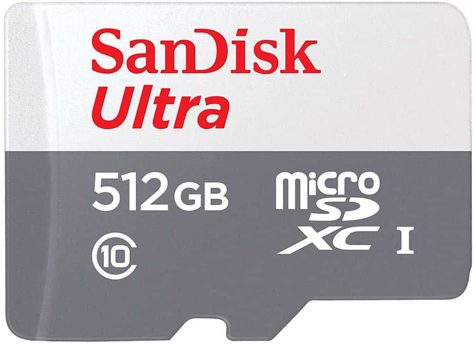 Sandisk SanDisk Ultra White/Gray microSDXC 512GB 100MB/s Class 10 UH