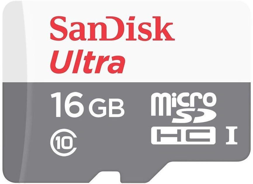 Sandisk Ultra Android 16GB MicroSDxc Uhs-I Memory Card 80 Mb/S