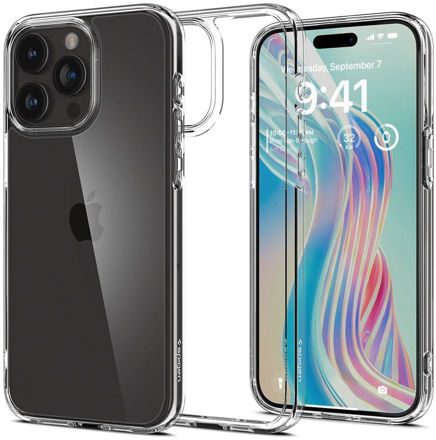 Spigen iPhone 15 Pro Max Crystal Hybrid Crystal Clear