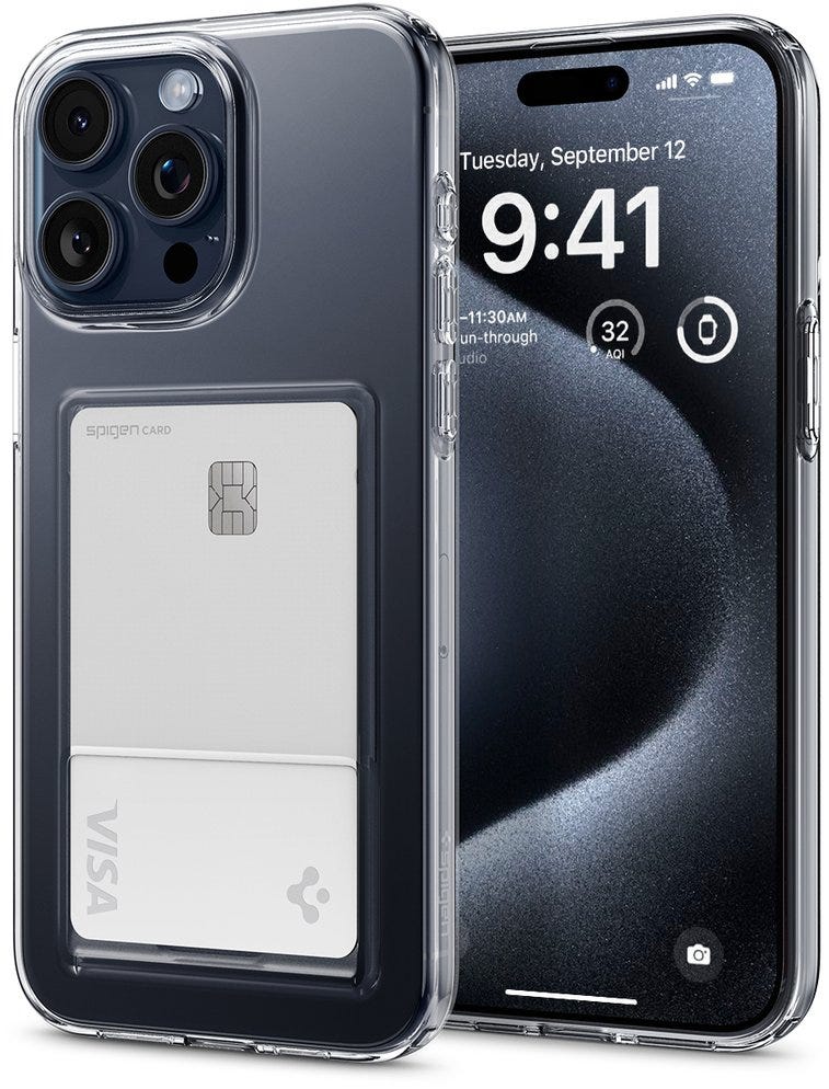 Spigen iPhone 15 Pro Max Crystal Slot Crystal Clear