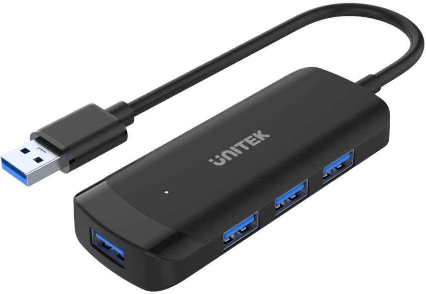 Unitek uHUB Q4 4 Ports Powered USB 3.0 Hub