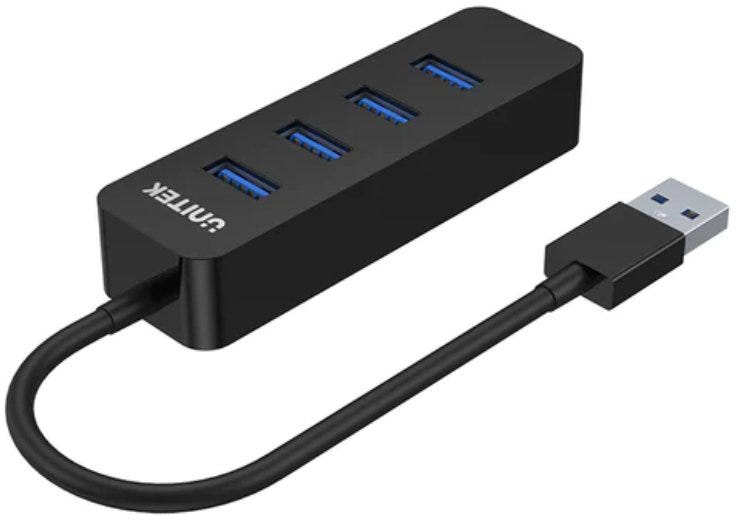 Unitek uHUB Q4 4 Ports USB 3.0 Hub with USB-C Power Port