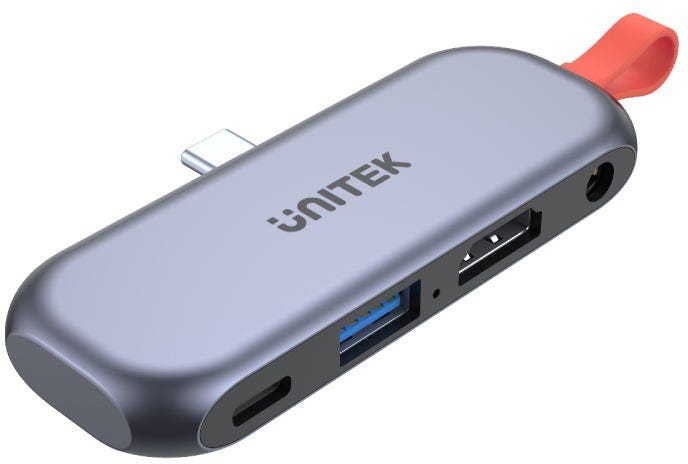 Unitek uHUB Q4 Lite 4-in-1 USB-C Hub for iPad Pro iPad with TypeC Port