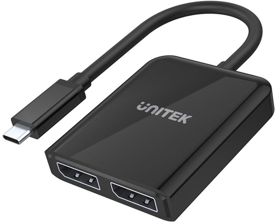 Unitek USB 3.1 Type-C To Dual Dp (8K 60Hz) Adapter With Mst
