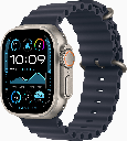 Apple Watch Ultra 2 GPS + Cellular 49mm Natural Titanium Case with Navy Ocean Band
