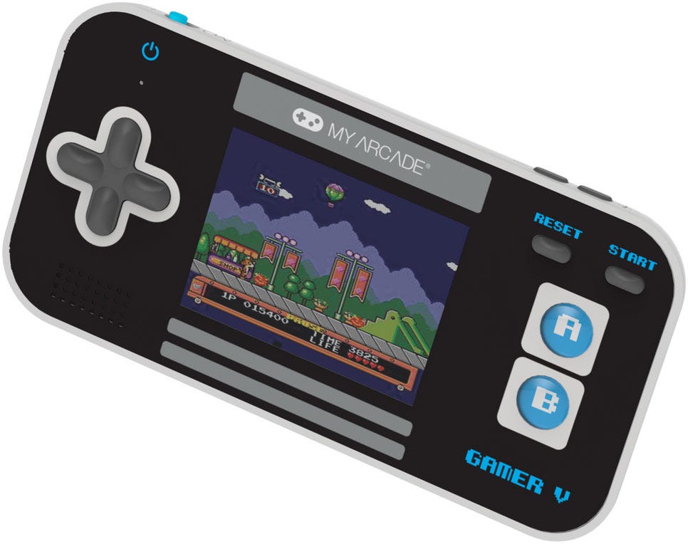 My Arcade  Gamer V Classic (220 Games In 1) - Black & Blue 