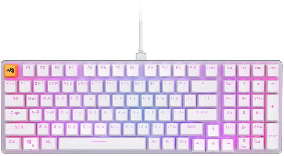Glorious GMMK2 96% Keyboard Pre-Built - White
