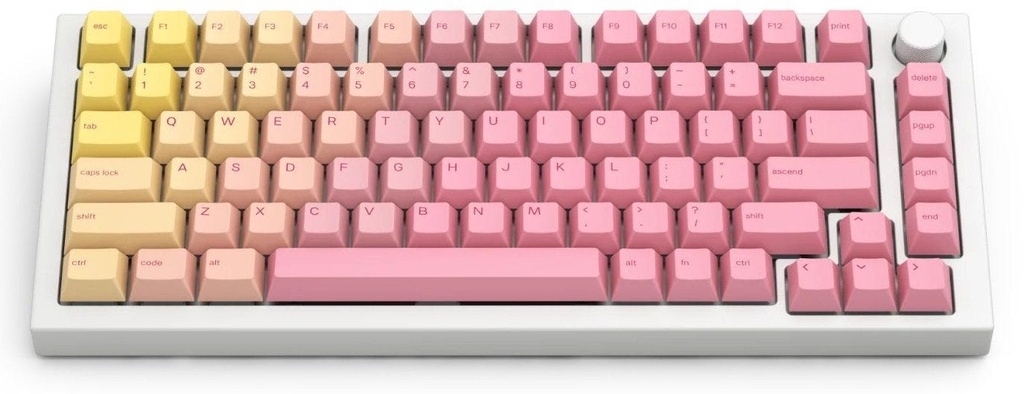 Glorious GPBT Keycaps - Pink Grapefruit - Forge