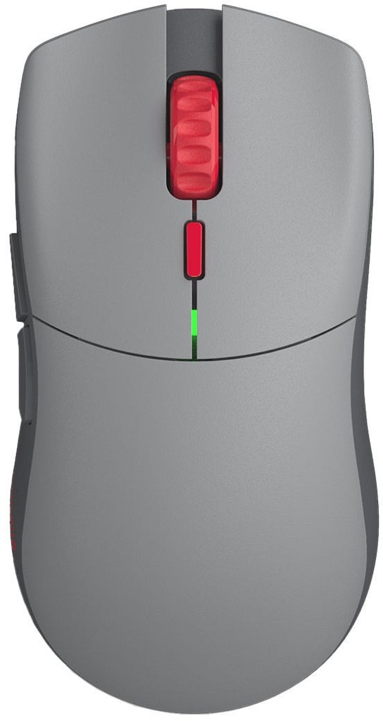Glorious Series One PRO Wireless Mouse - Centauri - Grey/Red - Forge