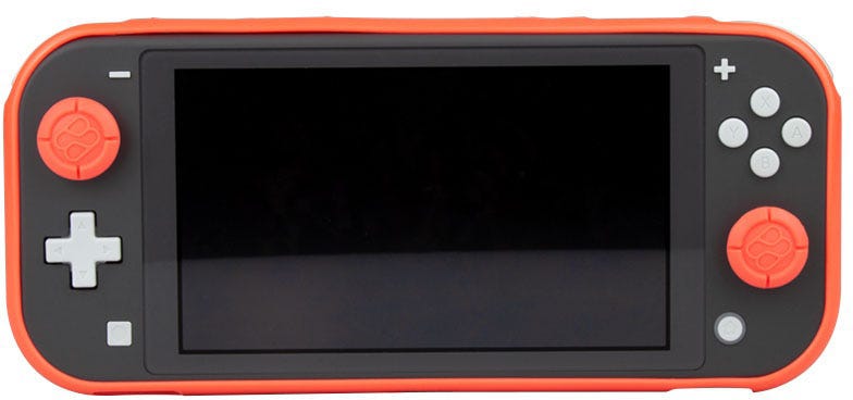 Nintendo Switch Lite Protection Bumper & Xl Thumb Grips Red