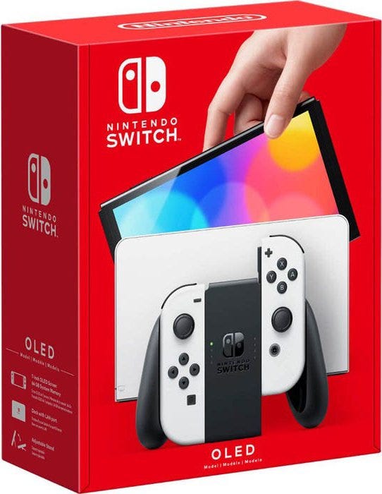 Nintendo Switch OLED Console - White