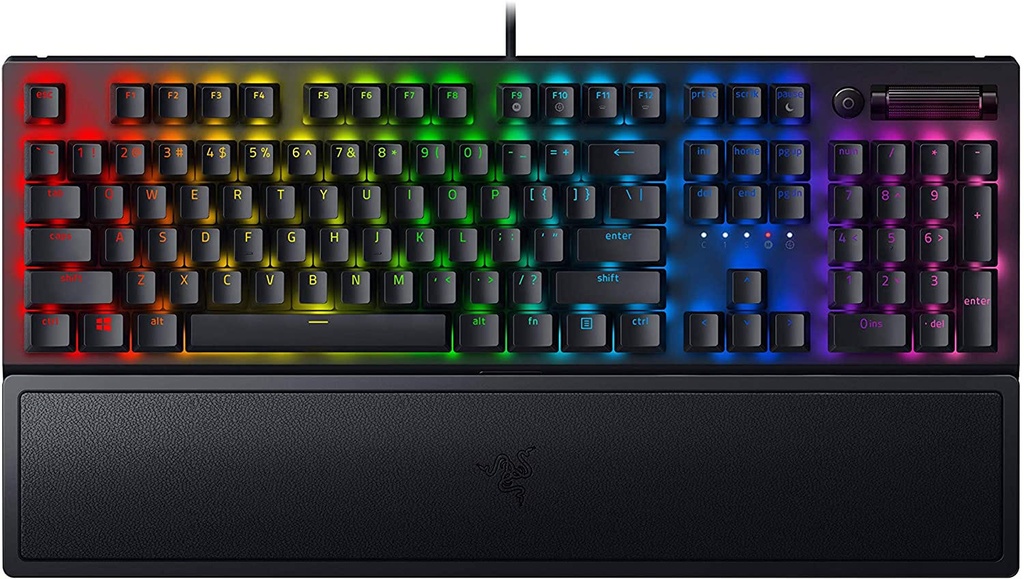 Razer Blackwidow V3 Mechanical Gaming Keyboard: Yellow Mechanical Switches