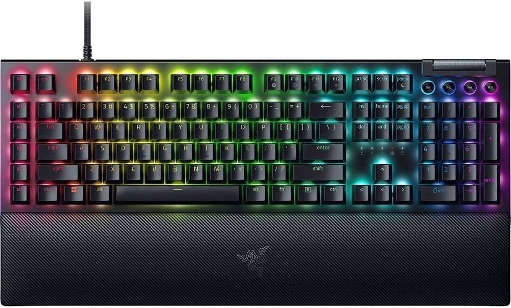 Razer Blackwidow V4 (Green Switch) Gaming Keyboard- US Layout - Frml