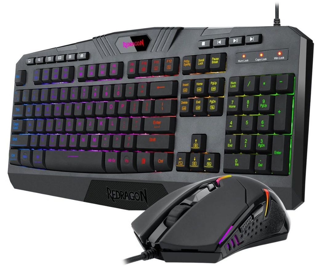 Redragon S101-5 Wired Gaming Keyboard & Mouse 2-1 Combo