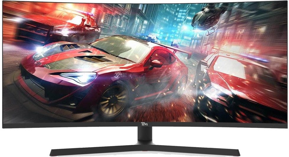 Twisted Minds WQHD 34'',165Hz, 1ms Gaming Monitor