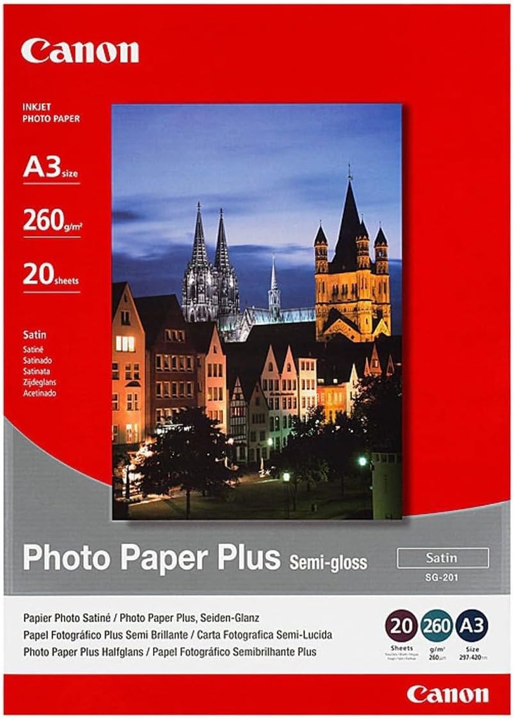 Canon Photo Paper Sg-201 A3 20Sh