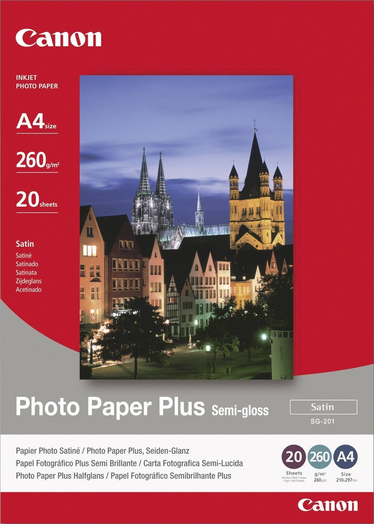 CANON PHOTO PAPER SG-201 A4 20SH