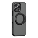 HYPHEN AXEL Shockproof MagSafe Case with Rotating Ring Stand - iPhone 16 Pro - 6.3 with Lanyard Str