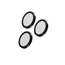 Hyphen Camera Lens Protector- Black - Iphone 16 Pro/Pro Max With Self Installation Board"