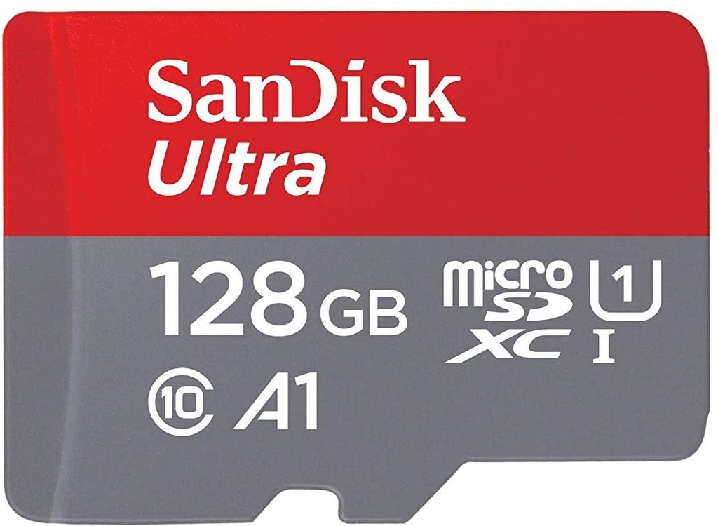 Sandisk Ultra MicroSDxc 128GB, C10, Uhs-1, 100Mb/S R, 4X6, 7 Memory Card