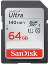 SanDisk Ultra UHS I 64GB SD Card 140MB/s for DSLR and Mirror