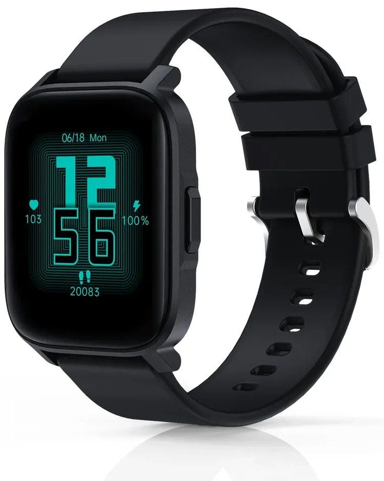 AUKEY SW-1S-BK Black Smartwatch 1L With Calling Function