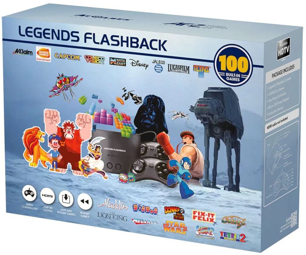 Legend FlashbACk W/ 100 Built-In Games