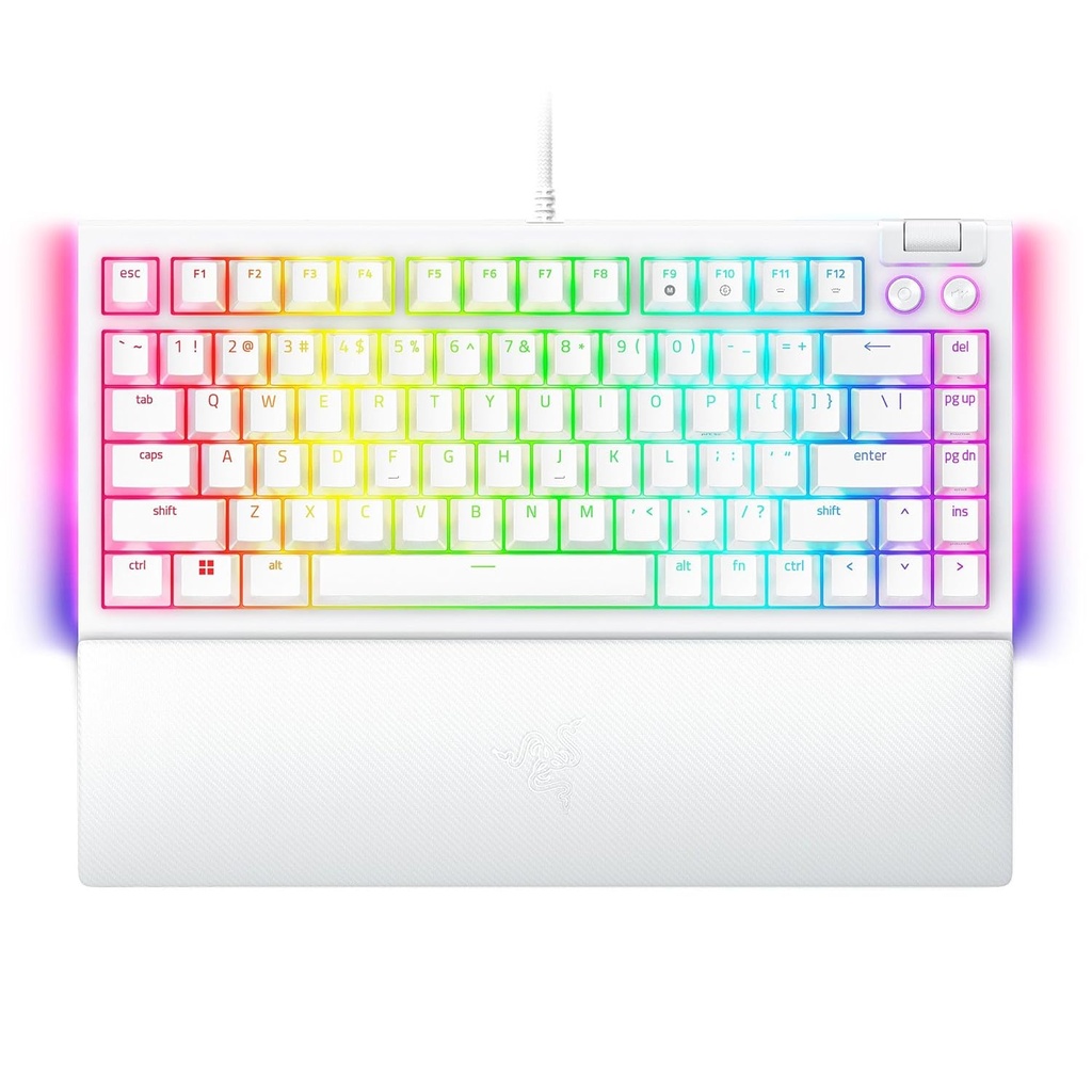 Razer BlackWidow V4 75% - US Layout - White Edition