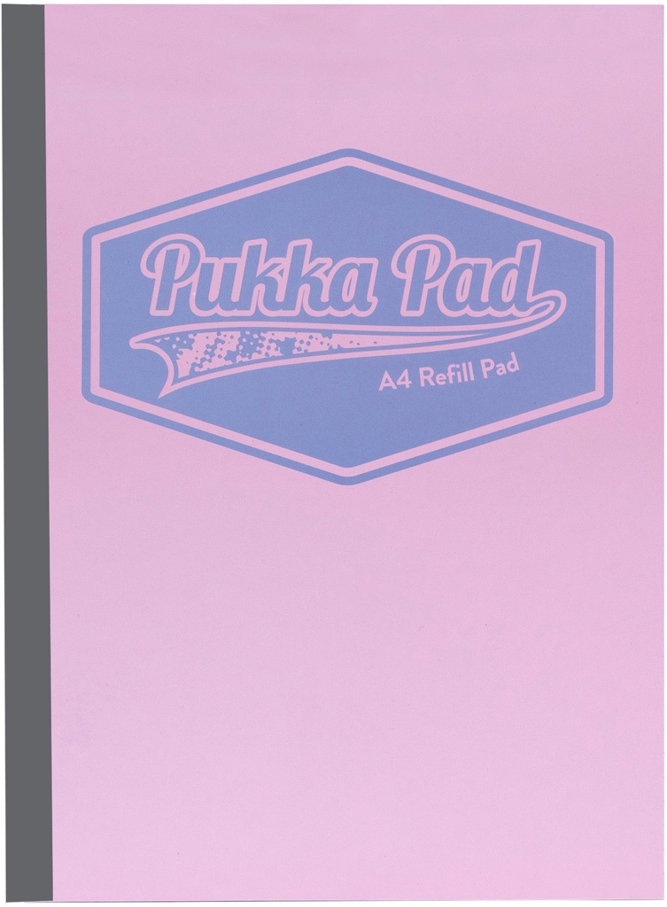 Pastel A4 400 Refill Pad  400 pages Pink Color Pukka Pad