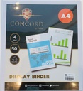 Display Binder Pukka Pads A4-50mm 4 Ring Mech