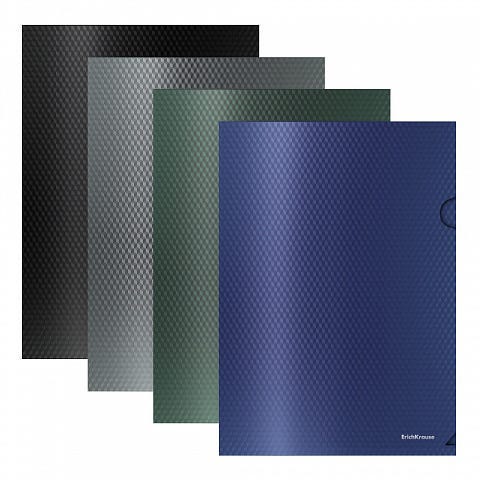 Protector Sheet Top Load 0.16mm, L Shape A4  Colorful opaque ErichKrause® Diamond